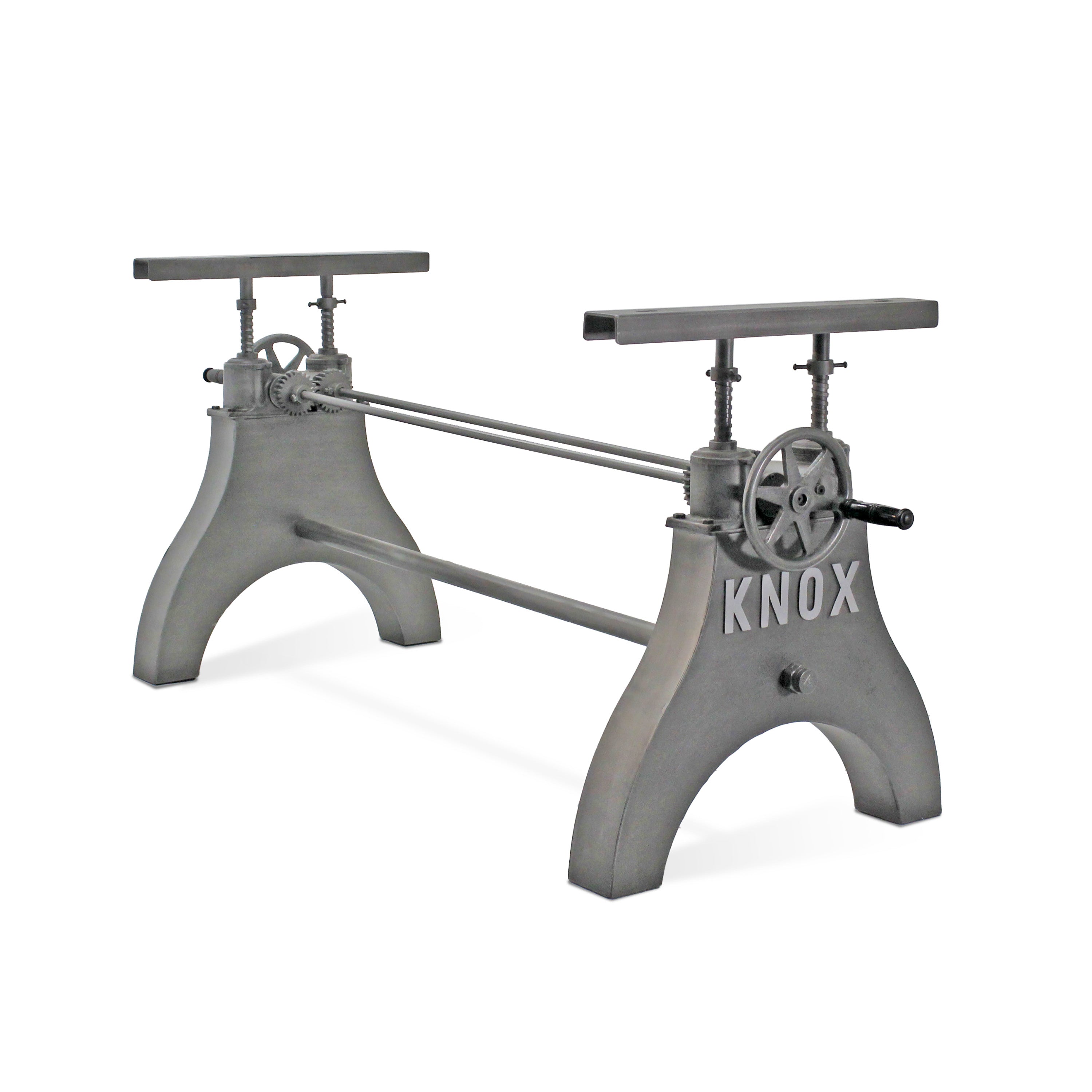 値下げ　ハングアウト　Crank Cooking Table CRK-CT90 Industrial Adjustable Crank Drafting Desk - Tilt Top - Cast