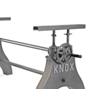 KNOX Adjustable Height Industrial Crank Dining Table Base Desk - Cast Iron - Knox Deco - DIY