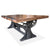 Industrial Adjustable Crank Drafting Desk - Tilt Top - Cast Iron Base 70" - Knox Deco - Desks