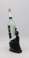 Art Deco Classy Lady Figurine Wine Bottle Holder - Cast Iron Metal - Knox Deco - Decor