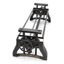 Crescent Adjustable Crank Bench Base Dining to Bar Height - Iron - Steel - Knox Deco - DIY