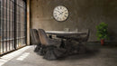 Frederick Adjustable Height Dining Table Desk - Cast Iron - Gray Top - Knox Deco - Dining Tables