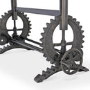 French Industrial Writing Table Drafting Desk - Sit Stand Adjustable - Tilt Top - Knox Deco - Desks