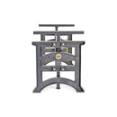 Harvester Industrial Dining Table Desk - Cast Iron Adjustable Base - DIY - Knox Deco - Tables
