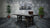 Harvester Industrial Executive Desk - Cast Iron Adjustable Base – Steel Top - Knox Deco - Desks