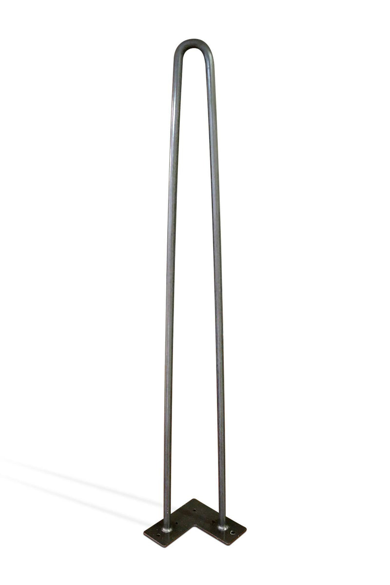 Heavy Duty 2-Rod Hairpin Legs 1/2" Carbon Steel - Set of 4 - 28" Tall - Knox Deco - DIY