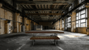 Industrial Dining Bench Seat - Cast Iron Base - Adjustable Brown Leather Top - Knox Deco - Seating