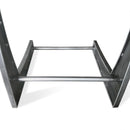 Zing Industrial Dining Chair - Rugged Steel Frame - Hardwood Seat - Pair - Knox Deco - Seating