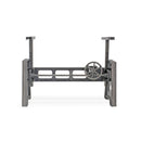 Industrial Writing Table Desk Base - Adjustable Height Sit Stand - Metal - DIY - Knox Deco - DIY