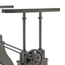 Knox Adjustable Height Conference Table Base Legs - Black Cast Iron - DIY - Knox Deco - DIY
