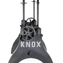 KNOX Adjustable Writing Table Desk - Embossed Cast Iron Base - Steel Top - Knox Deco - Desk