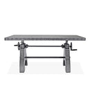 KNOX Adjustable Writing Table Desk - Embossed Cast Iron Base - Steel Top - Knox Deco - Desk