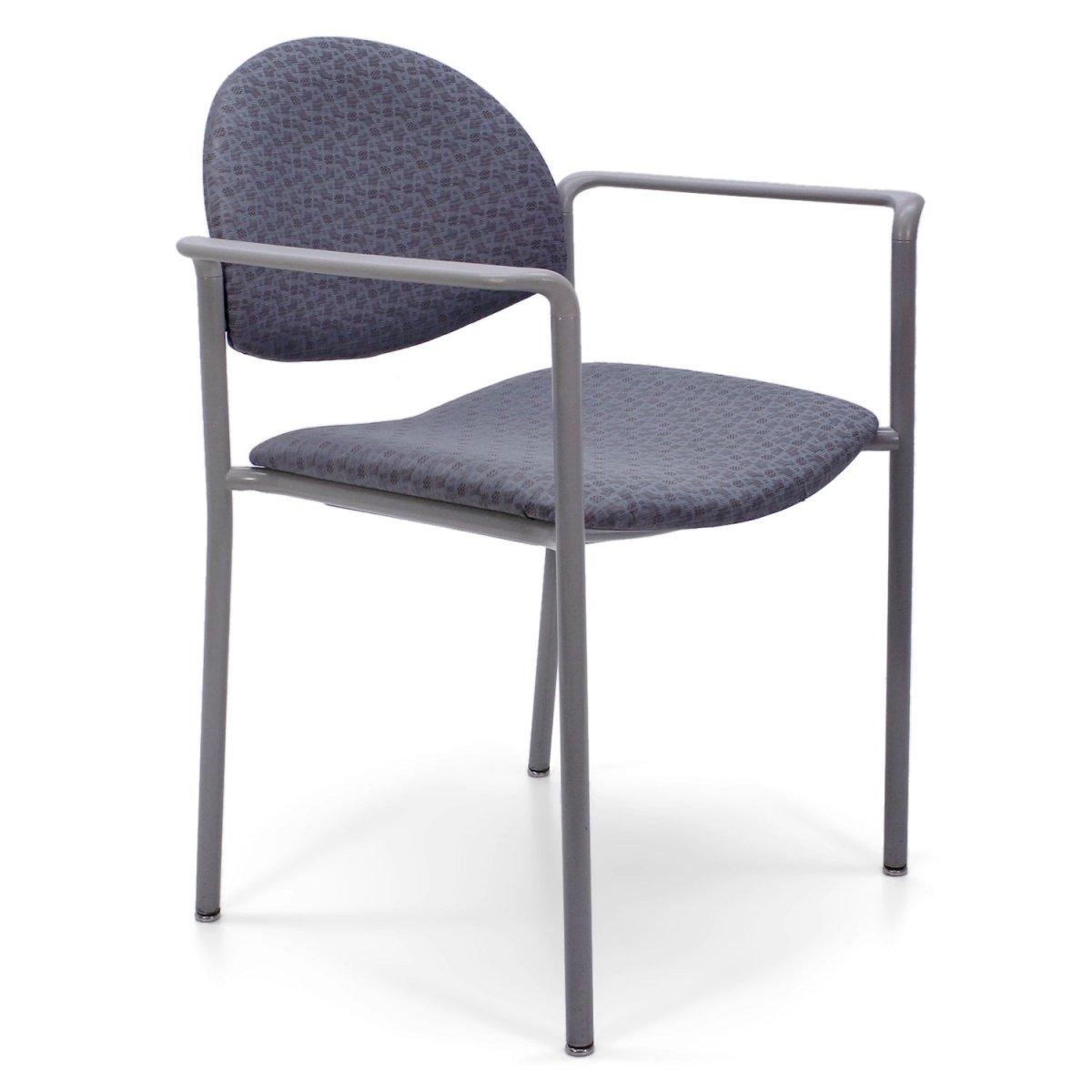 Kreuger International Versa Stackable Armchair - Blue Gray Accent Chair