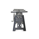 Large Industrial Cast Iron Table Base - Communal Size Adjustable Height DIY - Knox Deco - DIY