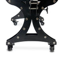 Longeron Dining Table Desk Base - Adjustable Height - Nickel - Casters - DIY - Knox Deco - DIY