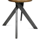 Mid-century Modern Industrial Chair - Crossed Leg - Pyramidal Truss Set of 2 - Knox Deco - Seating