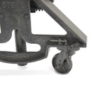 Otis Steel Dining Table Base - Adjustable Height - Iron Crank - Casters - DIY - Knox Deco - DIY