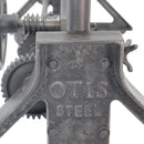 Otis Steel Dining Table Base - Adjustable Height - Iron Crank - Casters - DIY - Knox Deco - DIY