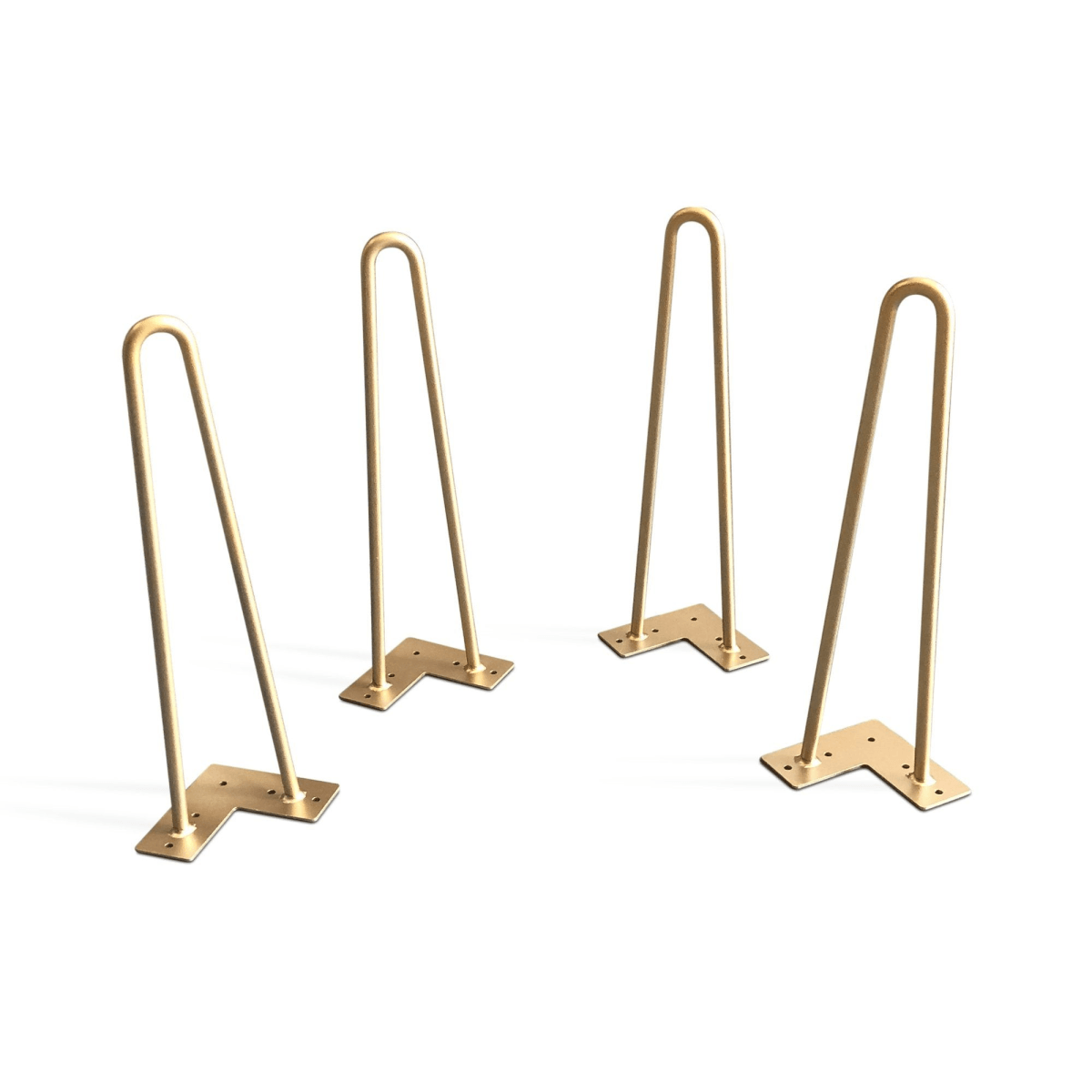 Premium 2 Rod Hairpin Legs Brass 1 2