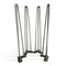 Premium 3 Rod Hairpin Table Legs 1/2" Steel - Set of 4 - 28" Tall - Knox Deco - DIY