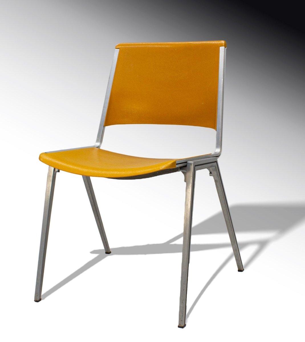 Steelcase sales orange chair