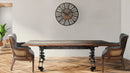 Walnut Live Edge Burl Dining Tabletop - Gray River Resin Epoxy - 80 x 40 x 2" - Knox Deco - DIY
