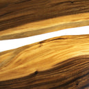 Walnut Live Edge Slab Dining Tabletop - Clear River Resin - 80 x 40 x 2" - Knox Deco - DIY