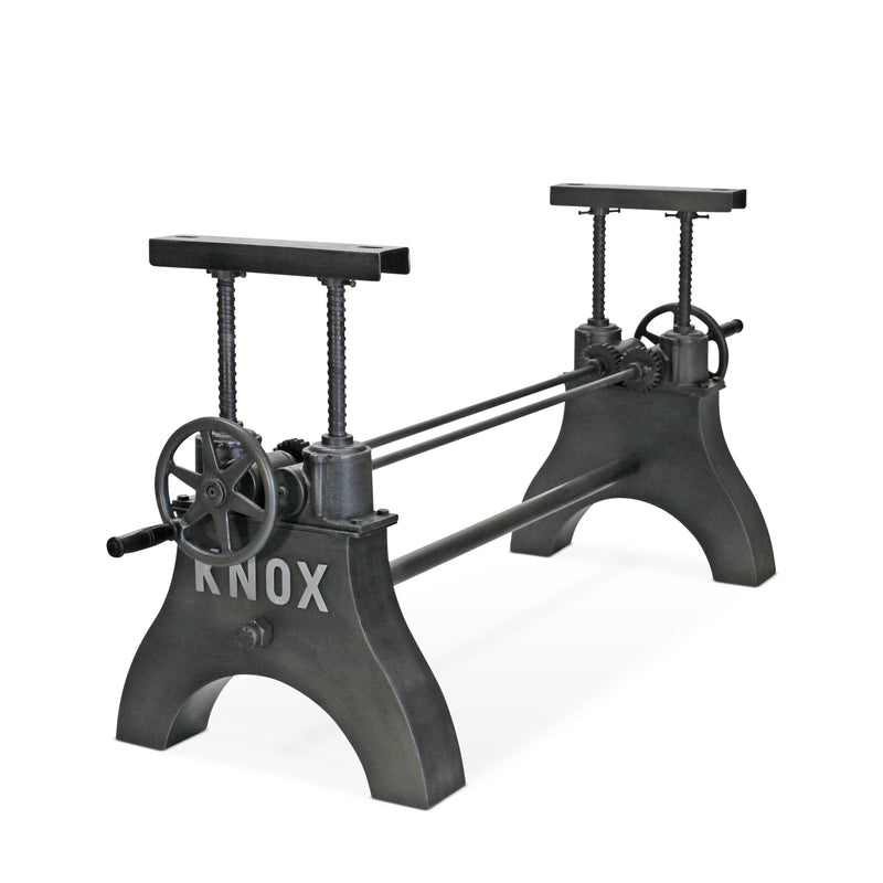 KNOX Adjustable Height Steel Crank Base - Coffee to Dining Table - DIY