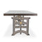Harvester Industrial Executive Desk - Iron Adjustable Base – Driftwood Top - Knox Deco - Desks