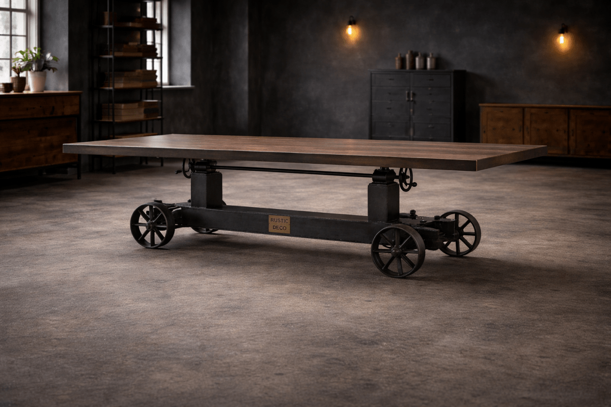 Adjustable Table Bases & Custom Tabletops | Knox Deco