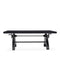 KNOX Adjustable Height Dining Table - Steel Base - Ebony Top - Knox Deco - Tables