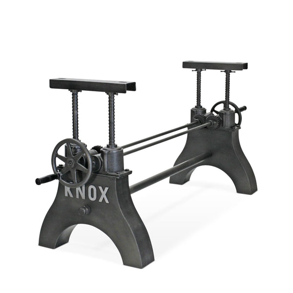 KNOX Adjustable Height Steel Crank Base - Coffee to Dining Table - DIY - Knox Deco - DIY