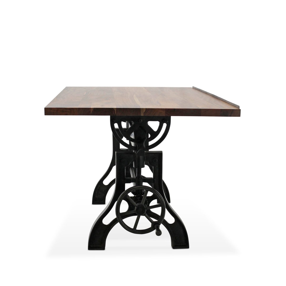 KNOX Industrial Drafting Writing Table Adjustable Height Iron Base ...