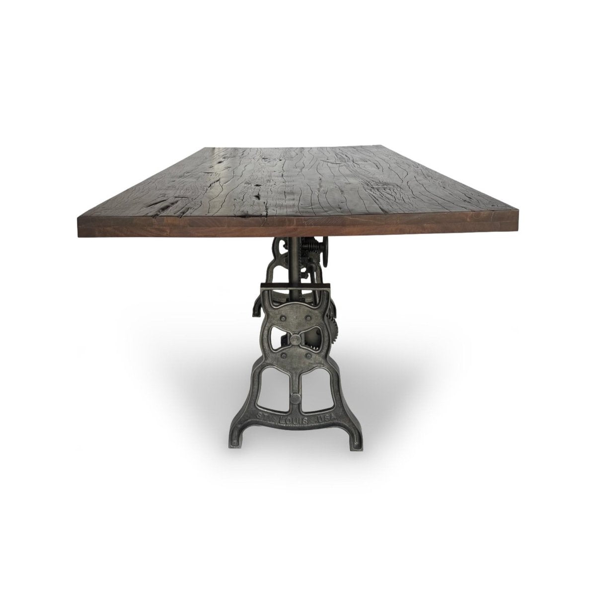 Shoemaker Reclaimed Espresso Adjustable Dining Table 8 ft – Knox Deco