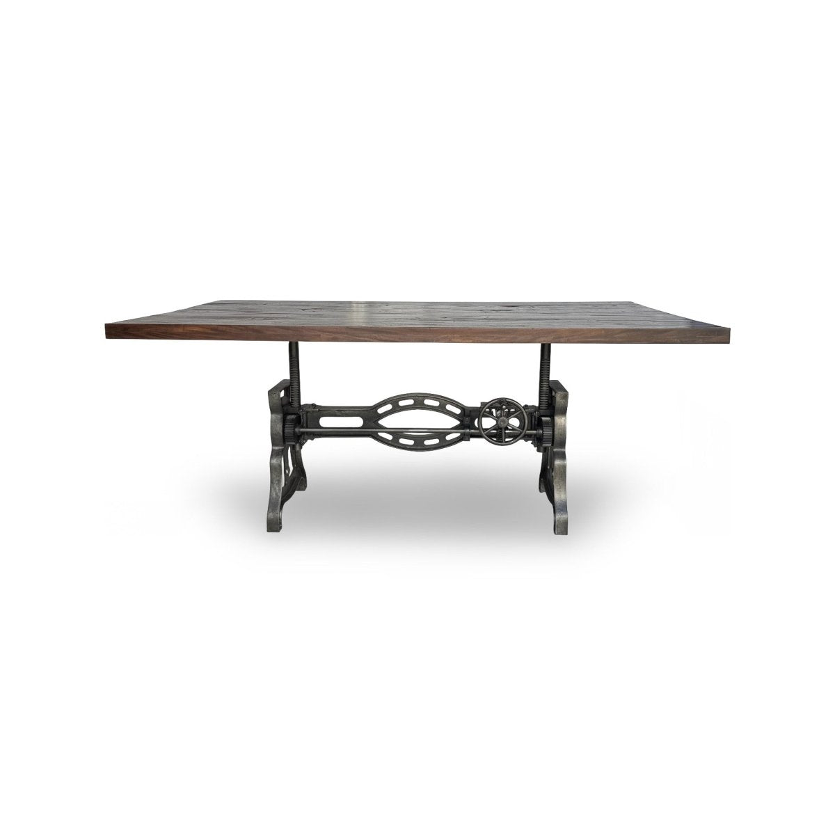 Shoemaker Reclaimed Espresso Adjustable Dining Table 8 ft – Knox Deco