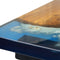 Walnut Burl Dining Tabletop - Blue Ocean Beach Epoxy - 60 x 36 x 2" - Knox Deco - DIY