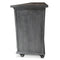 Industrial Bar Cart Console Mobile Storage Cabinet - Casters - Metal Frame - Knox Deco - Storage