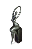 Art Deco Lady Sculpture Figurine - Graceful Woman - Cast Iron - Knox Deco - Decor