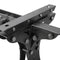 Longeron Industrial Adjustable Dining Table Base - Steel - Casters - DIY - Knox Deco - DIY