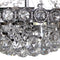 French Empire Tiered Crystal Chandelier - Chrome - Art Deco - 30" x 24" - Knox Deco - Lighting