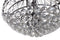 French Empire Tiered Crystal Chandelier - Chrome - Art Deco - 30" x 24" - Knox Deco - Lighting