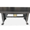 Craftsman Industrial Dining Table - Adjustable Height Iron Base - Ebony Top - Knox Deco - Tables