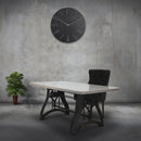 Crescent Writing Table Desk Base - Adjustable Height Sit or Stand - DIY - Knox Deco - Desks