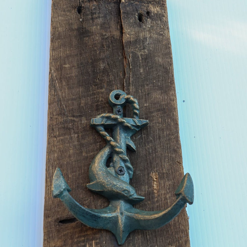 Early Viking Marine Anchor Wall Hanger Hooks - Metal - Cast Iron – Knox Deco