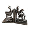 Rocking Chair Metal Bookends - Couple Reading - Abstract Figurine - Knox Deco - Bookends