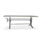 Frederick Adjustable Height Dining Table - Cast Iron - White Marble Top - Knox Deco - Dining Table