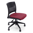 Giancarlo Piretti - KI - Red Armless Task Chair - Adjustable Height - Strive - Knox Deco - Seating