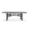 Harvester Industrial Executive Desk - Cast Iron Adjustable Base – Ebony Top - Knox Deco - Desks