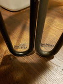 Heavy Duty 2-Rod Hairpin Legs 1/2" Carbon Steel - Set of 4 - 28" Tall - Knox Deco - DIY