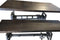 Industrial Adjustable Height Dining Table Set – Matching Bench - Ebony - Knox Deco - Tables
